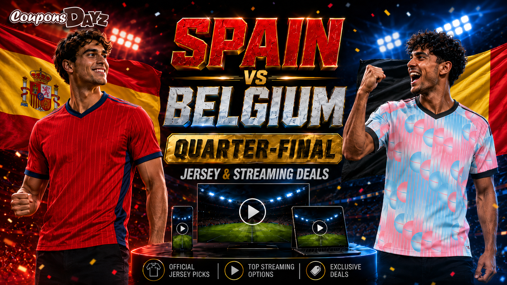 spain-vs-belgium-quarter-final-where-to-find-football-jersey-streaming-deals